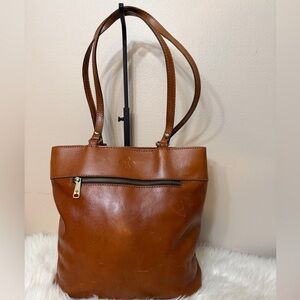 Patricia Nash Tan Leather Tote Bag